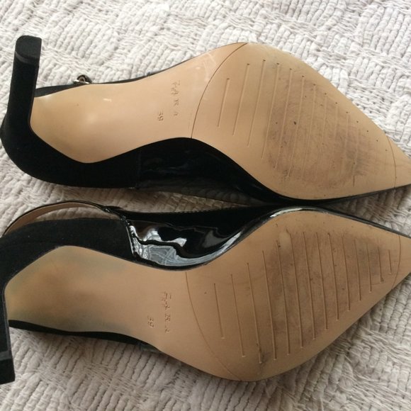 Patent Sling Backs - Picture 2 of 3